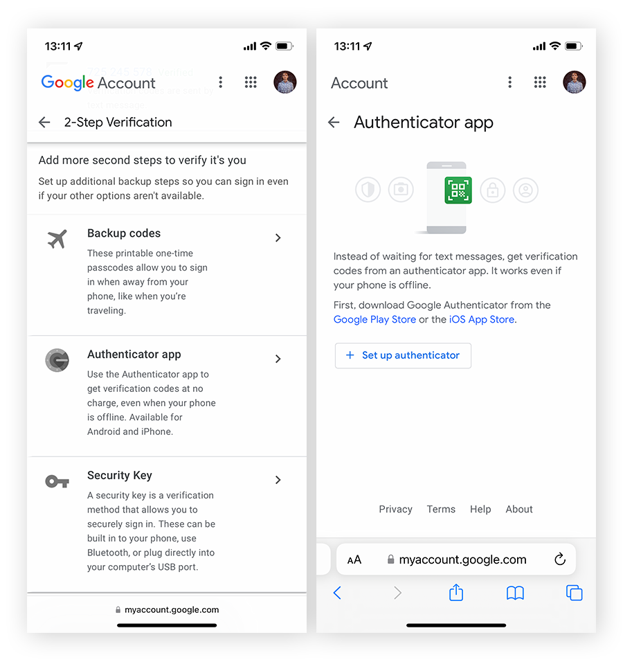 使用GoogleAuthenticator为Google账户设置2FA